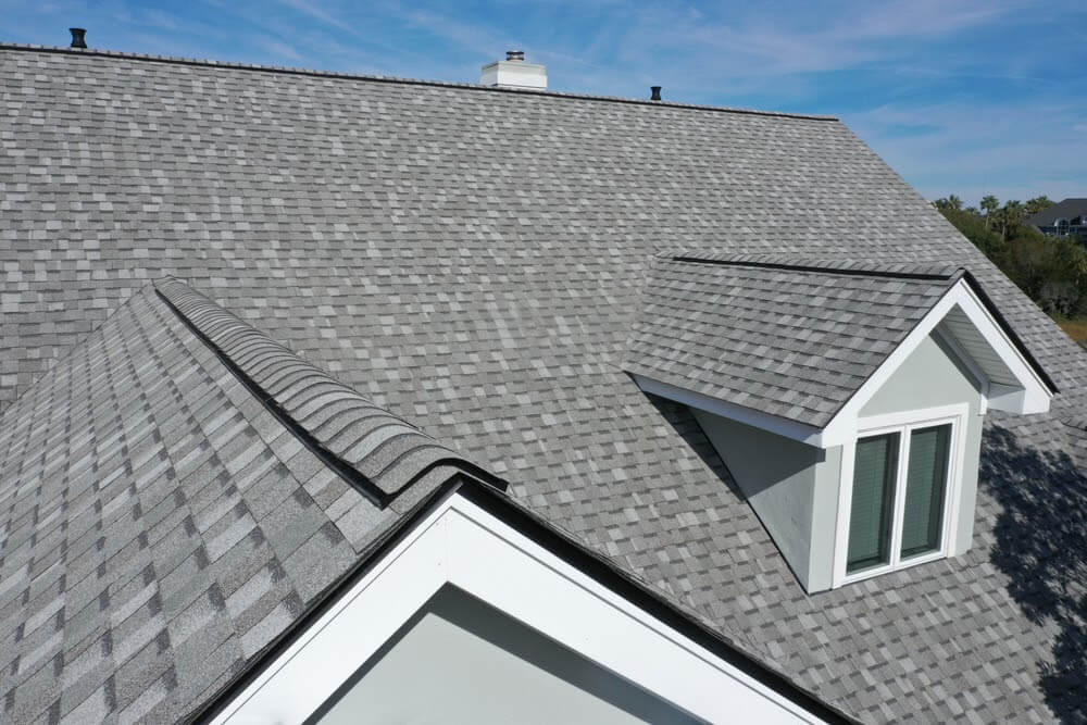 Shingle roof workmanship