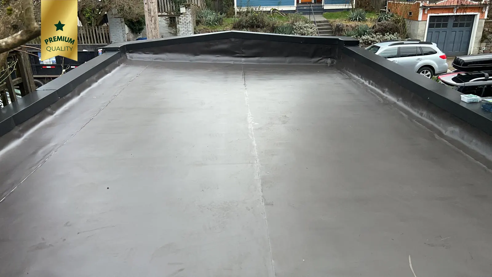 Torch roof installation workmanship